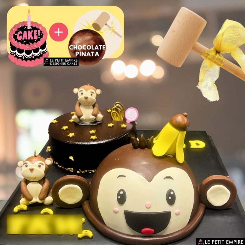 Monkey Bananas - Exceptional Set [CAKE + CHOCOLATE PINATA]